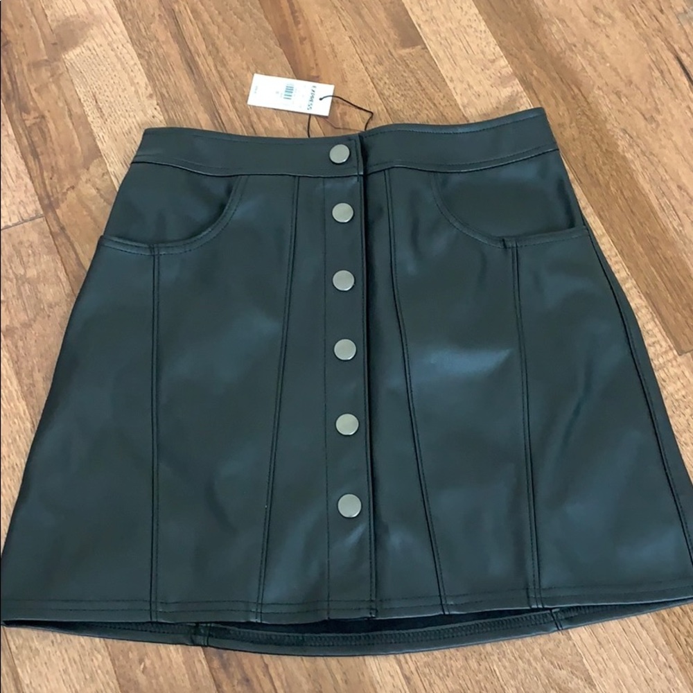 Leather skirt
